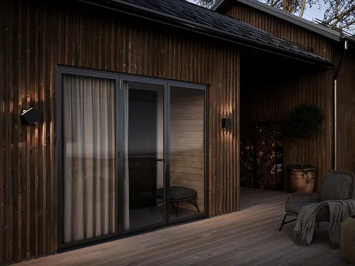 NORDLUX venkovní nástěnné svítidlo Turn 13W LED černá 2019061003