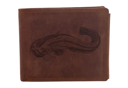 Mercucio Pánská peněženka Sumec světlehnědá,Mercucio Pánská peněženka Sumec světlehnědá