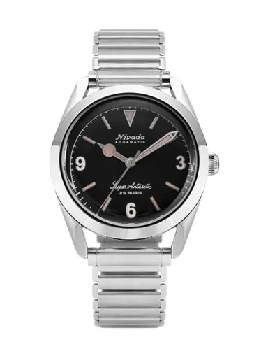 Nivada Grenchen Super Antarctic 3.6.9 Black Vintage - Forstner Bonklip