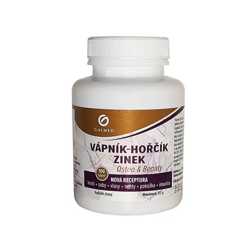Galmed Vápník-Hořčík-Zinek Osteo & Beauty 100 tablet