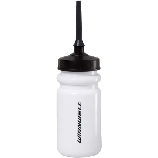 WINNWELL HOCKEY BOTTLE  500ML WITH LONG SPOUT WITH LOGO Sportovní láhev, bílá, velikost 500 ML