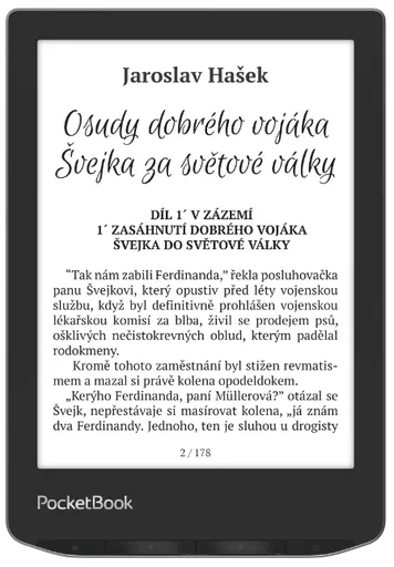 PocketBook 629 Verse, šedý