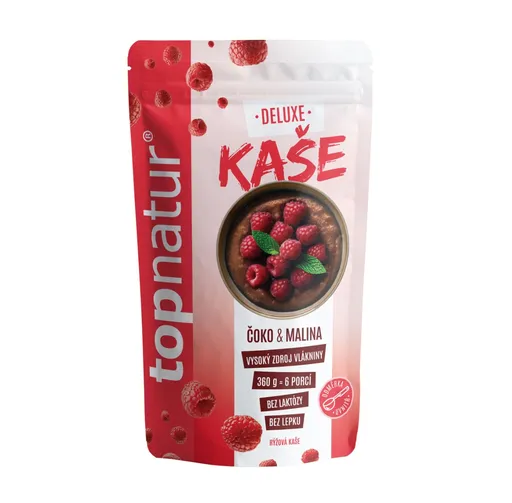 Topnatur Deluxe čoko&malina kaše 360 g