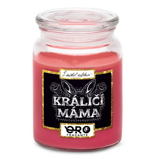Svíčka Králičí máma 2 (Vůně svíčky: Višně v čokoládě)