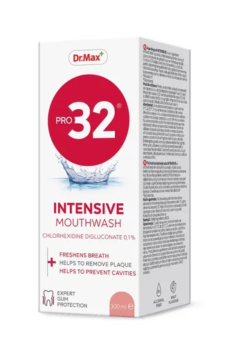 Dr. Max PRO32 Intensive Mouthwash ústní voda 300 ml