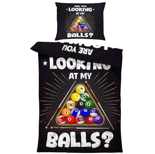 Povlečení Koukej na mé koule (Rozměr : 1x140/220 + 1x90/70)