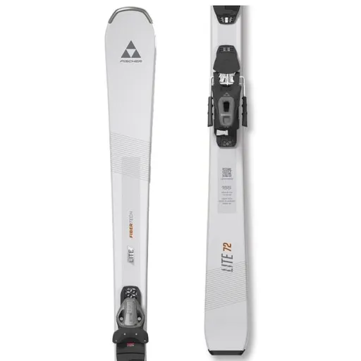 Fischer LITE 72 SLR + RS 9 SLR Sjezdové lyže, bílá, velikost