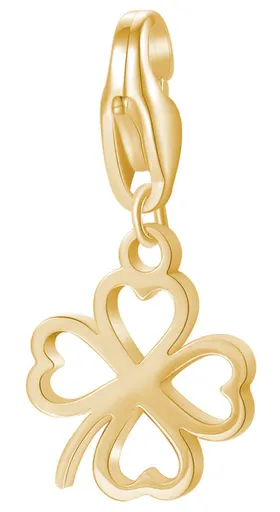 S'Agapõ Pozlacený přívěsek Čtyřlístek Happy SHA359