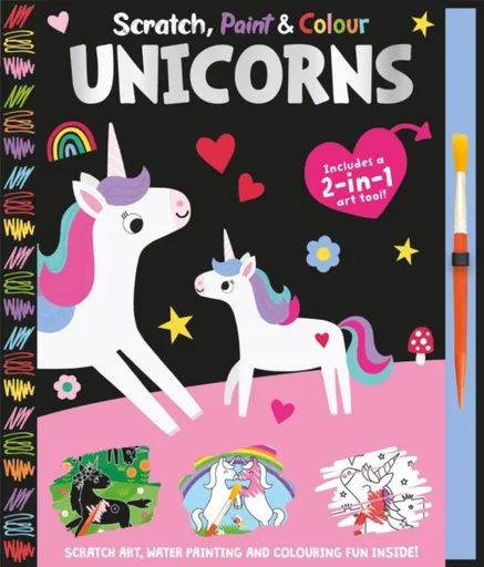 Scratch, Paint & Colour Unicorns - Georgie Taylor