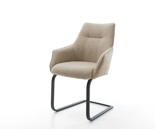 Jídelní židle Alja-Flex s područkami konzolová podnož plochá