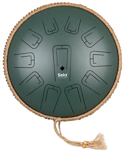 Sela Unity Tongue Drum 13" C Major Green 432 Hz