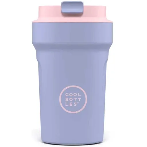 COOL BOTTLES PARADISE 350 ML Nerezový termo hrnek, fialová, velikost 350 ML