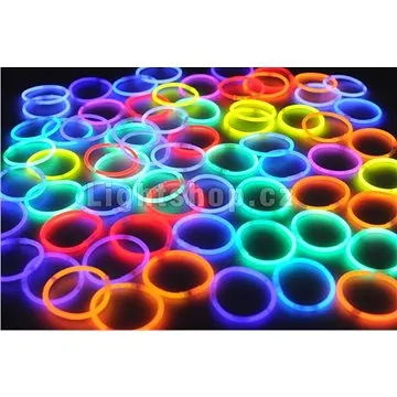 Svítící náramek 20 cm 50 ks svit 4-6h (6933315531805)