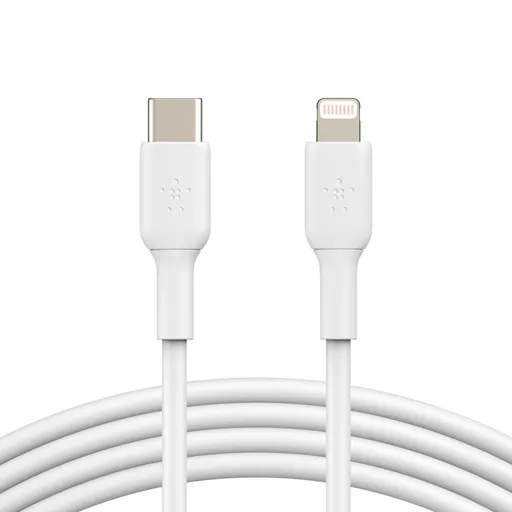 Belkin BOOST CHARGE™ Lightning/USB-C kabel, 2m, bílý