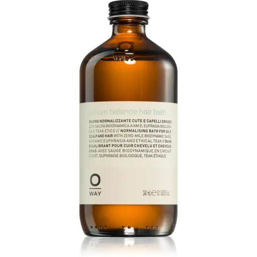 Oway rebalancing jemná koupel pro mastné vlasy a vlasovou pokožku 240 ml