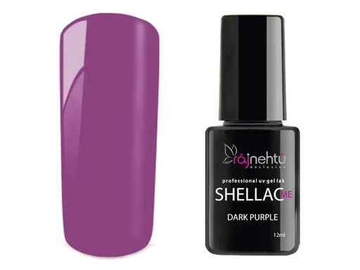 Ráj nehtů UV gel lak Shellac Me 12ml - Dark Purple