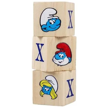 DUVO+ Šmoulové Dřevěné kostky na hlodání 18ks (5414365390679)