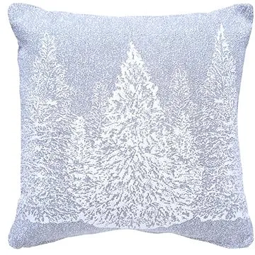 Scanquilt dekorační povlak na polštář Motiv zasněžené stromy (35040)