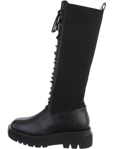 Dámské šněrovací kozačky