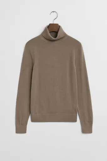 ROLÁK GANT FINE MERINO TURTLENECK TAUPE BEIGE
