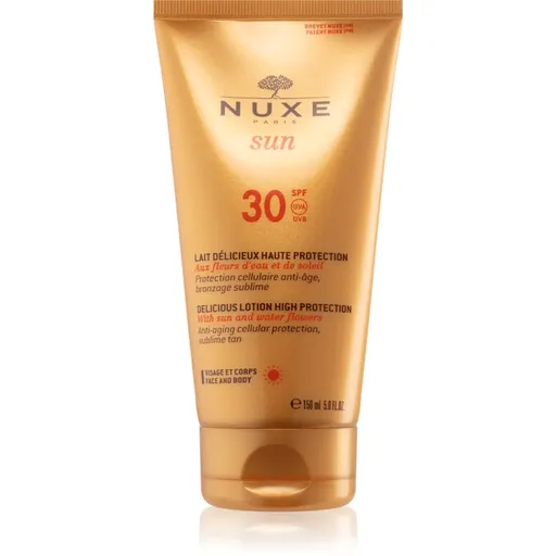 Nuxe Sun Delicious Cream High Protection opalovací mléko na obličej a tělo SPF 30 150 ml