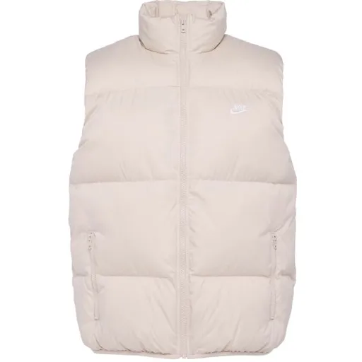 Nike CLUB PUFFER Pánská vesta, béžová, velikost