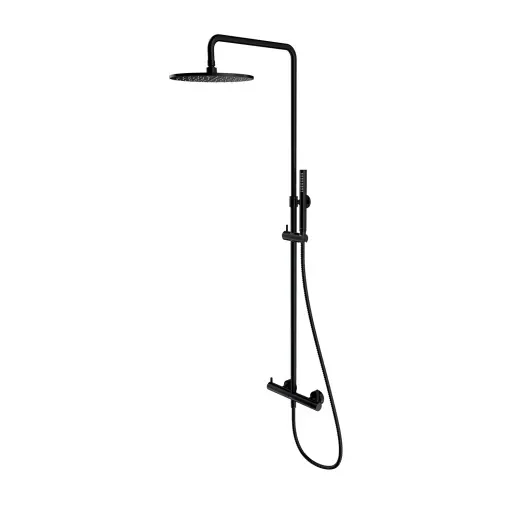 OMNIRES Y přisazený sprchový systém, polomatná černá Y1244MBL