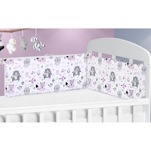 Bellatex Mantinel do postýlky Zvířátka, 28 x 70 cm