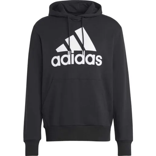adidas BIG LOGO HOODIE Pánská mikina, černá, velikost XXL