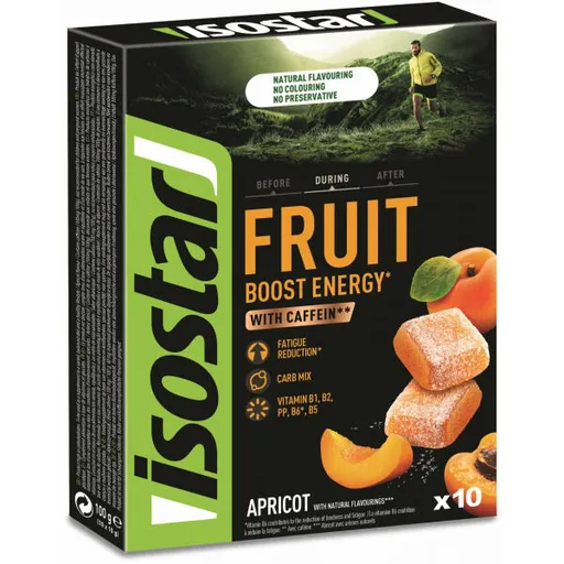 Isostar 10 x 10 G HIGH ENERGY FRUIT BOOST MERUŇKA Energy želé, , velikost 10 G