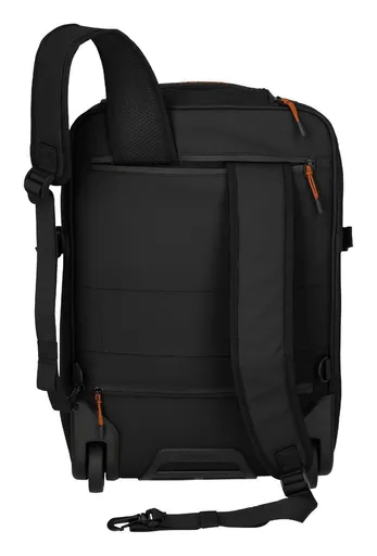 Cestovní batoh na kolečkách Travelite Briize Backpack L Trolley Black