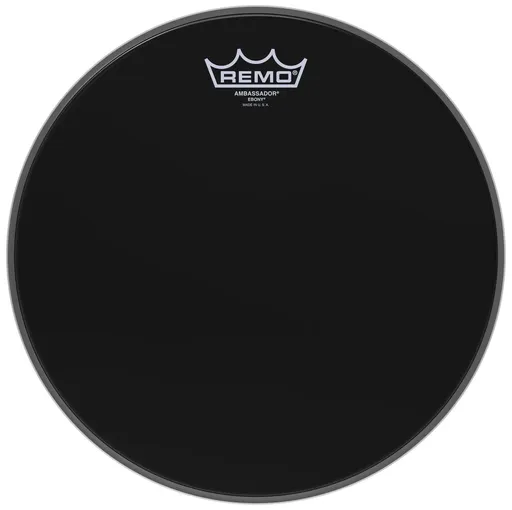 Remo 12" Ambassador Ebony