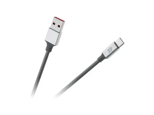 Kabel REBEL RB-6011-200-B USB 3.0/USB-C 2m Gray