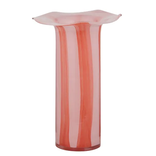 GLORY Váza 30 cm - růžová/červená