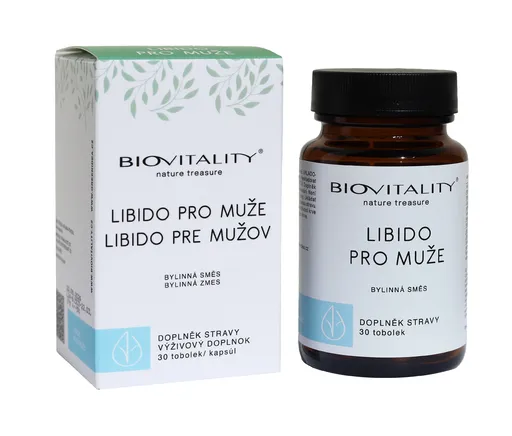 BIOVITALITY Libido pro muže - 30 tobolek