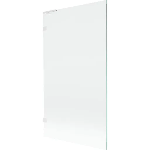 MEXEN/S Lunar L vanová zástěna FIX 100 x 150, transparent, bílá 897L-100-000-20-00