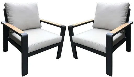 Hliníkové křesla WATFORD DUO (2 ks)