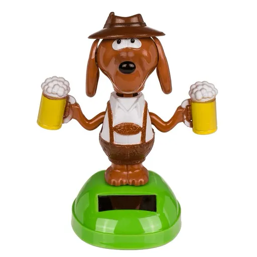 Solární bavorský pes s pivem