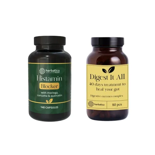 Zvýhodněný set: Silné kombo pro boj s histaminovou intolerancí - Herbatica