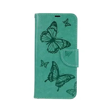 TopQ Xiaomi Redmi Note 10 knížkové Butterfly zelené 63467 (Sun-63467)