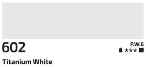 Akrylová barva Rosa 1000ml – 602 titanium white