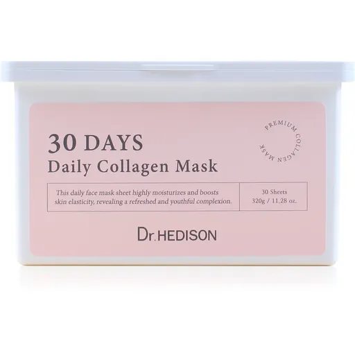 Dr. HEDISON 30 Days Daily Collagen Mask plátýnková maska s kolagenem 30 ks