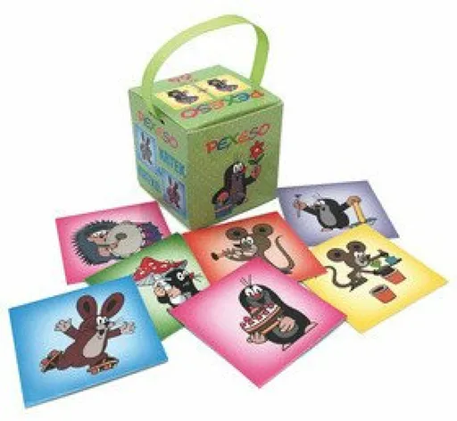 Krtek - pexeso v krabičce s úchopem