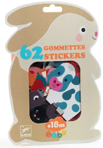 DJECO Moje první samolepky - Zvířátka z farmy