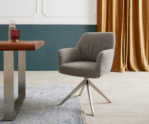 Otočná židle Xana-Flex s područkami křížová podnož široká