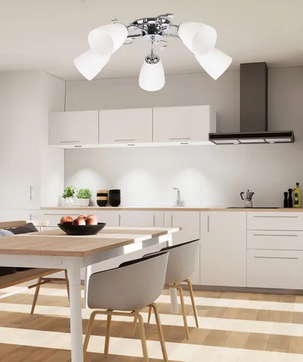 Stropní lampa Ursella 5x40W E14 bílá