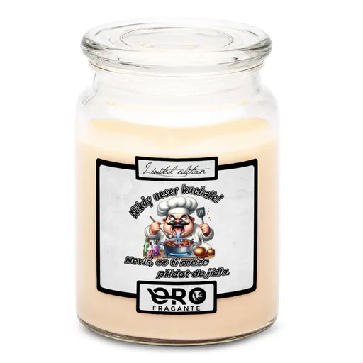 Svíčka Neser kuchaře (Vůně svíčky: Vanilka)