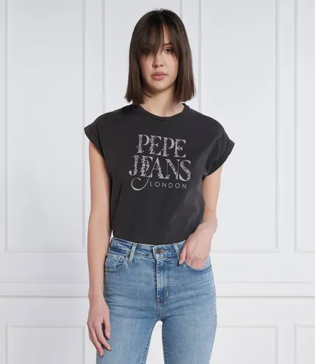 Pepe Jeans černé dámské Linda tričko PL505385999 S