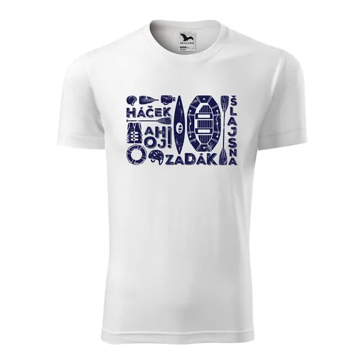 Bontis Tričko s potiskem "Vodácký slovník" - Bílá | S