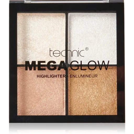 Technic Cosmetics Mega Glow paleta rozjasňovačů 10 g
